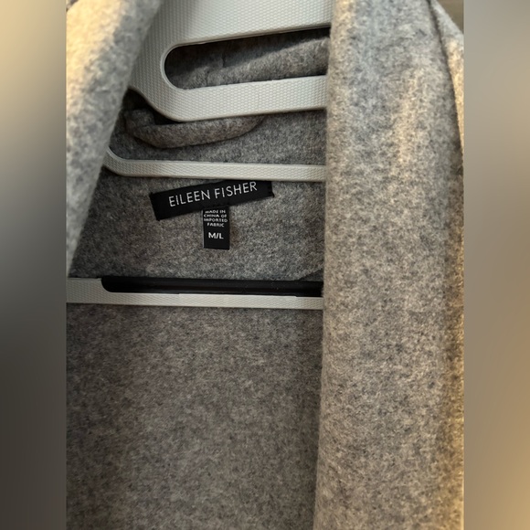 EILEEN FISHER Shawl Coat - Picture 2 of 3
